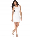 Allover sequins add high shine to this BCBGMAXAZRIA mini dress -- perfect for a glam night out!