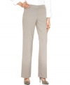 Alfani's petite pants are work-perfect with their sleek style. Tuck in a crisp button-up shirt for a fail-proof polished look.