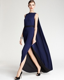 Halston Heritage Gown - Caped Back