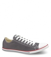 Timeless lace-up sneakers with a slim rubber sole for a casual look.
