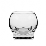 Set of 6 beautiful, uniquely shaped mini glasses for a host with a million ideas! The concept of truly 'eating' from a glass is meant to be a treat and stimulus to the eye and seems to invite feelings of both humor and luxury to an otherwise predictable dining experience.