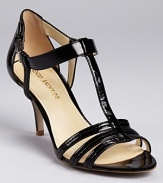 A staple sandal from Enzio Angiolini--featuring a 3 heel that's perfect for all-day wear, these lustrous patent pretties boast all the makings of a must-have shoe.