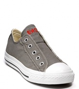 Slip-on canvas Converse sneakers for boys who don't want to mess with those laces.