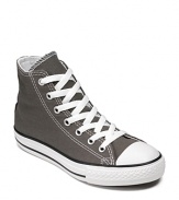 The classic high top Converse sneaker in dusky charcoal.