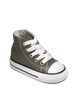 The classic high top Converse sneaker in dusky charcoal.