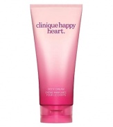 A luxuriously rich cream that instantly softens, smoothes and hydrates. Leaves skin feeling comfortable and pampered - scented with the rich floral bouquet of Clinique Happy Heart. A wealth of flowers. A hint of warmth. Wear it and have a happy heart.