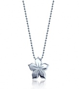 What's your sign? This beautifully rendered Lily pendant necklace will help your stars align in polished sterling silver.