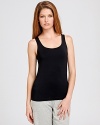 Calvin Klein Underwear Essentials tank with shelf. A basic tank top with shelf bra.