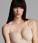Show off your best shape with this contour bra with underwire support from Wacoal.