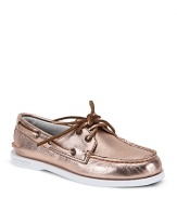 Sperry Top-Sider Girls' A/O Metallic Boat Shoes - Sizes 13, 1-6 Child