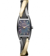 An elegant watch from DKNY that fits in with your finest bracelets and fine jewelry.