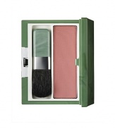 Warm, natural-looking powder blush for all skins. Wide range of shades-subtle to vibrant. Packaged with brush applicator.