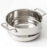 Used for steaming and reheating, the Universal Steamer fits 8 diameter sauce pans.