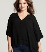 JET Plus Size Gauzy Shirt