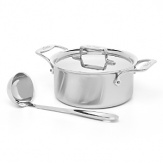 All-Clad d5 3 Quart Soup Pot With Lid & Ladle