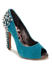 Make an unforgettable impression, coming or going, in these suede-covered, spike-heeled, notice-me platform pumps. By Sam Edelman. Make an unforgettable impression, coming or going, in these suede-covered, spike-heeled, notice-me platform pumps. By Sam Edelman.