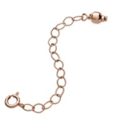 Go to even greater lengths with this necklace extender from Giani Bernini. Crafted in 24k rose gold over sterling silver. Approximate length: 2 inches.