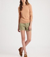 Featherweight wool knit in an essential crewneck silhouette.CrewneckLong sleevesRibbed trimPullover styleAbout 23½ from shoulder to hemWoolDry cleanImportedModel shown is 5'11 (180cm) wearing US size Small.