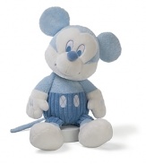 Ultrasoft plush Mickey Mouse doll in a blue motif.