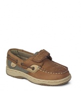 Sperry Top-Sider Toddler Boys' Bluefish Hook and Loop Boat Shoes - Sizes 7 Infant; 8-12 Toddler