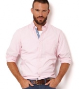 Simple and stylish, this Nautica button down is great for work or play.