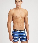 Sleek and form-fitting in a seriously stretchy cotton knit. Logo waistband95% cotton/5% elastaneMachine washImported