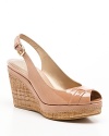 Stuart Weitzman Pumps - Excise Peep Toe Slingback