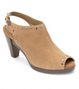 Comfy and cute, the Aerosoles Haven sandals feature an on-trend high-cut silhouette, stud decor and a sexy open heel.