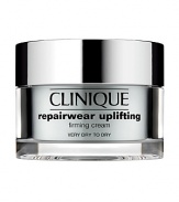 An instant firming sensation goes on to deliver visible, measurable lift and firming cushion. Potent moisturizer enhances skin's natural collagen production. Helps skin stand up to gravity.