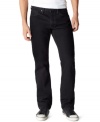 Some things never go out of style, like Levi's® classic 505(tm) jean. Updated dusty, striated wash with light wear along pockets and hem for a broken-in feel. Five-pocket styling with signature stitching on back pockets. Zip fly.