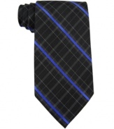 There's a few standouts in every bunch and you're sure to be one of them in this plaid DKNY tie.