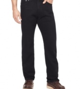 Go dark. These jeans from Nautica dials your wardrobe of blues back to black.