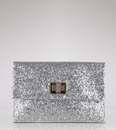Add a dazzling finish to your look with this glittering clutch from Anya Hindmarch.