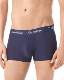 These Calvin Klein trunks in ultra soft micro modal feature a sophisticated fit. These Calvin Klein trunks in ultra soft micro modal feature a sophisticated fit.