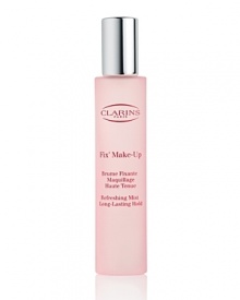 A refreshing mist that sets make-up and prolongs its hold, while providing a feeling of instant freshness and well-being. Also provides continuous hydration. A refreshing mist that sets make-up and prolongs its hold, while providing a feeling of instant freshness and well-being. Also provides continuous hydration.