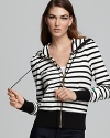 Juicy Couture Breton Stripe Fleece Hoodie