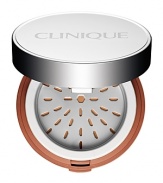 Smart technology keeps dry areas comfortable, oily areas less shiny. No-waste grinder dispenses skin-defending vitamins with each twist. Fresh-shaved mineral powder clings evenly to skin. Lasts for up to 8 long hours. Includes antibacterial brush.