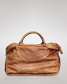 Touting topstich details on lush leather, Liebskind's satchel fuses homespun and haute in one covetable carryall. On your arm of over your shoulder, it loves cashmere and bohemian-inspired accessories. Touting topstich details on lush leather, Liebskind's satchel fuses homespun and haute in one covetable carryall. On your arm of over your shoulder, it loves cashmere and bohemian-inspired accessories.