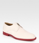 An elegant silhouette is met with vintage-inspired charm. Nubuck leather upperLeather liningPadded insoleRubber soleMade in Italy