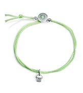 Make a personal statement with this simple nylon cord bracelet from Alex Woo. Accented by a delicate cupcake charm, it hints at your sweet side.