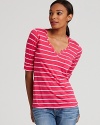 Exclusively at Bloomingdale's, this Splendid striped tee is a have-to-have addition to your weekend essentials.