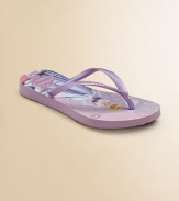 Everyone's favorite flip flops, now for your little one, gets an update with a fantastical Disney princess print and thin straps for added comfort and style.Slip-on stylePVC upperRubber soleMade in Brazil