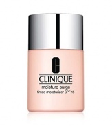Smooth on an instant moisture boost with SPF protection and a hint of skin-perfecting colour. Refreshingly lightweight formula provides a no-makeup look and feel, yet covers imperfections with a natural, hydrating touch. Oil-free.