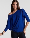 Rock this effortlessly sexy and chic top from Velvet by Graham & Spencer with skinny jeans for sleek juxtaposition.