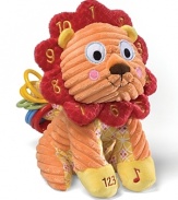 This colorful, fun developmental play Count N' Learn Lion has 10 counting and number recognition songs, as well as 10 click clack rings on its tail.