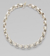A statement piece with a classic design. Sterling silverLength, about 20Toggle clasp closureMade in Italy 