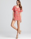 This vibrantly striped Element dress will take you from tropical getaways to local fêtes in easy, breezy summer style.