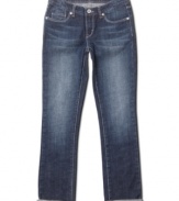 Classic cuff designed skinny jeans by Levi's. Goes with everything.