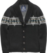 A homegrown pattern gives this American Rag sweaters a folkloric vibe that'll be at home with any of your seasonal staples.