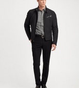 The pinnacle of exquisite Italian craftsmanship, the trim-fitting James pant is tailored in lightweight stretch cotton twill with a slim, straight leg for a smart, modern silhouette.Flat-front styleZip flySide slash, back welt pocketsAdjustable waistband tabsInseam, about 3298% cotton/2% elastaneDry cleanMade in Italy